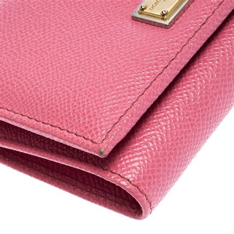 dolce and gabbana wallets women's|dolce and gabbana pink purse.